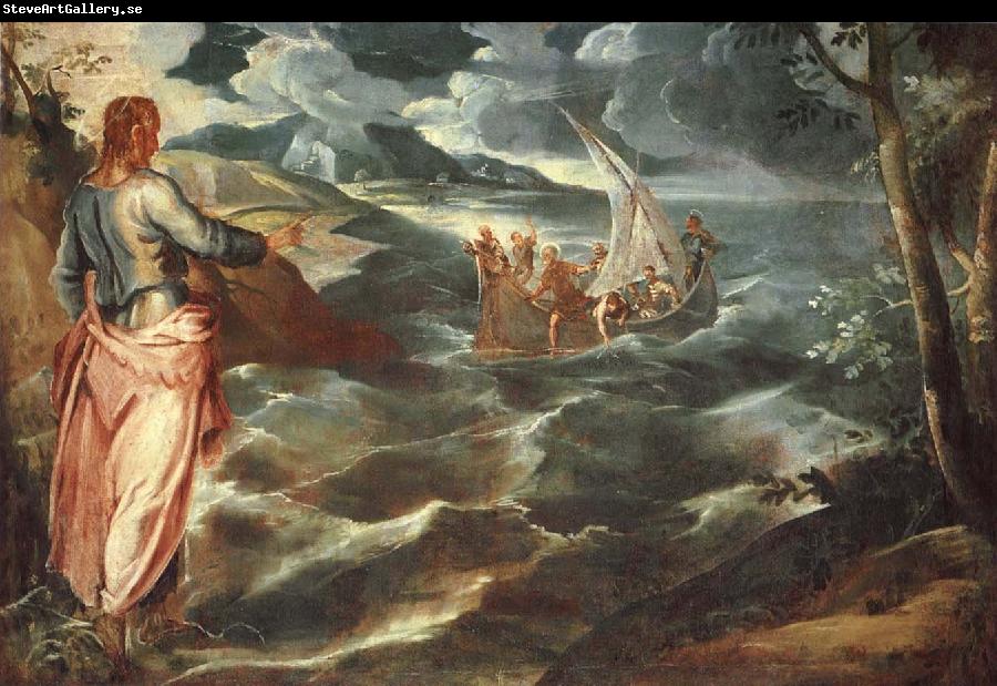 TIZIANO Vecellio Christ at Galilee sjon